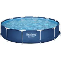 Bestway Steel Pro 56706, 6473 L, Indrammet pool, Blå, 21 kg