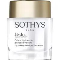 Sothys Hydrating Velvet Youth Cream | Ansigtsfugtighedscreme med hyaluronsyre for ungdommelig fylde | Normal til tr hud