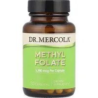 Dr. Mercola , Metyl folat, 5 mg, 30 kapsler