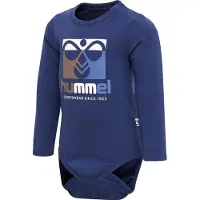 Hummel Body l/æ - hmlHolger - Sargasso Sea - - 1 år (80) - Body L/Æ