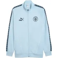 Puma Manchester City KING Anthem Jacket Men, Clothing, Silver Sky/Deep Navy, 3XL