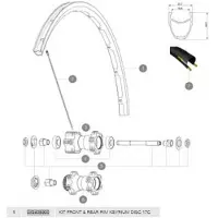 Mavic Ksyrium Disc 17c Fælg