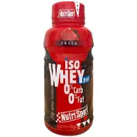 Nutrisport Isoleret Valleprotein Jordbær 330ml 12 Enheder