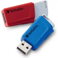 Verbatim Store N Click USB 3.0 2x 32GB Red &amp; Blue