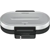 Rommelsbacher WA 1250, 2 vaffel/vafler, Hjerte (form), Sølv, 1,6 cm, Plast, 1250 W