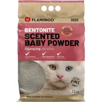 Flamingo Bentonite Scented Baby Powder Kattegrus