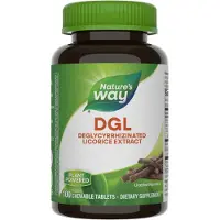 Nature'S Way , DGL, Lakrids, 100 Kæderejsende Tabletter