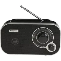 Denver TR-51B, Personligt, Analog, FM, Analog, Sort, Ekstern