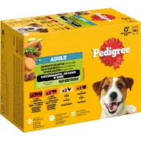 Pedigree Adult portionsposer blandet pakke - Økonomipakke: 48 x 100 g blandet udvalg i sauce