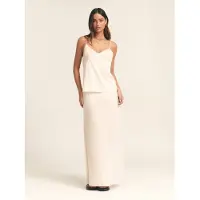 St MRLO Nederdel 'SHADOW MAXI SKIRT' nude