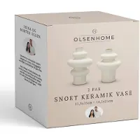 Olsen Home Snoet Waza keramikvase - 2 stk