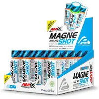 Amix Magneshot Forte 375 Mg Engangsdosisboks Til Energidrik Mango 60ml 20 Enheder