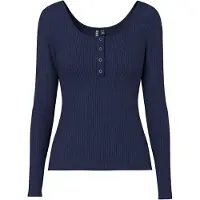 Pieces Shirts 'PCKitte' marin