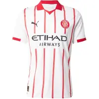 Puma Girona FC 25/26 Home Jersey Men, Clothing, White/Red, 3XL