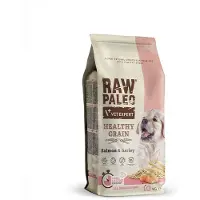 Raw Paleo Healthygrain Puppy Laks Og Byg Hundefoder 10kg