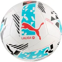 Puma Orbita LaLiga 1 Football, Accessories, White/Multicolor, 4