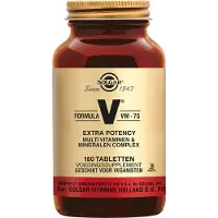 Solgar , Formel V, VM-75, Flere Vitaminer med Chelaterede Mineraler, 180 Tabletter
