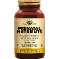 Solgar , Prenatal Nutrients, 120 Tabletter