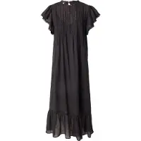 Scotch & Soda Pleated Lace Kortærmet Lang Kjole