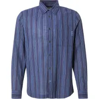 Scotch & Soda Textured Stipe Skjorte Med Lange ærmer