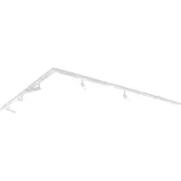 QAZQA Moderne skinnesystem med 5 spots hvid 1-faset GU10 35mm - Iconic Jeana Luxe