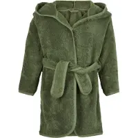 Pippi Baby Badekåbe - Deep Lichen Green m. Drage - - 74/80 - Badekåbe