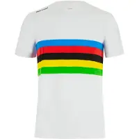 Santini Official Uci Rainbow 2025 T-shirt Med Korte ærmer