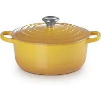 Le Creuset 21177206724430 Signature støbejernsstegeform med låg,