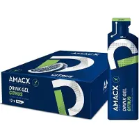 Amacx Æske Med 60 Lm Energigeler Citrus 12 Enheder