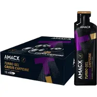 Amacx Turbo Cassis + Koffein Energigelboks 60ml 12 Enheder