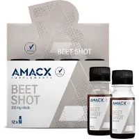 Amacx Beet Shot 500mg Energi 12 Enheder