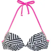 Buffalo Bikinioverdel gul / pink / sort / hvid