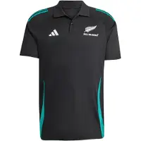 Adidas Herre NZR New Zealand All Blacks Trænings Polo Shirt All Black/Pure Teal