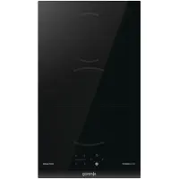 Gorenje G400 GI3201BC - Induktions kogeplade - 2 plader - Niche - bredde: 28.3 cm - dybde: 49 cm - rammeløs, - med facetteret frontkant - sort