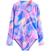 Next Badedragt azur / lilla / lys pink