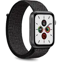 Puro Sport nylonrem til Apple-ur 38/40/41 mm - Sort