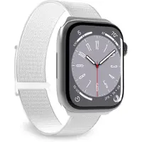 Puro SPORT - Løkke for smart watch - 144 - 220 mm - hvid - for Apple Watch Hermès Series 9, SE 3, Series 10, Series 11, Series 9, Ultra 2, Ultra 3