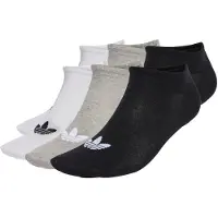 Adidas Sokker 'Liner 6 Pairs' grå-meleret / sort / hvid