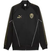 Puma Valencia CF KING Anthem Jacket Men, Clothing, Black/Victory Gold, XL