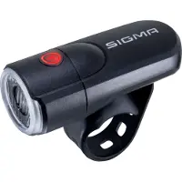 Sigma Sport Aura 30, Forlys, Sort, LED, Blinkende lys, Kontinuerligt lys, 30 lm, 40 m
