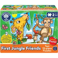 Orchard First Jungle Friends - Puzzle set 2D Puslespil