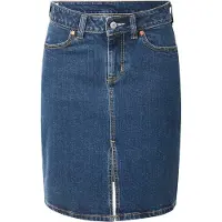 Levi's Nederdel 'Low Midi Skirt' blue denim