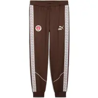 Puma Sportsbukser 'FC St. Pauli King Anthem' brun / rød / hvid