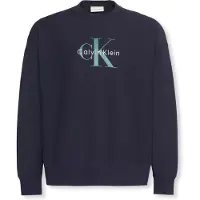 Calvin Klein Jeans Sweatshirt marin / mint / hvid
