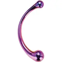 Dream Toys Glamour Glass Curved Big Wand – 21x3.8 cm