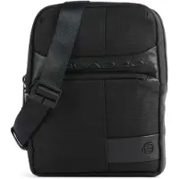 Piquadro Skuldertaske sort