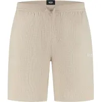 BOSS Pyjamasshorts i bomuldsblanding med broderet logo