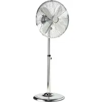 Tristar VE-5951, Husholdning ventilator, Sølv, Gulv, Metal, 64,3 dB, 1200 rpm