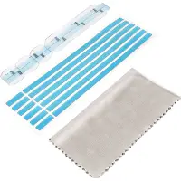 StarTech.com Startech Privacy Screen Adhesive Strips and Mounting Tabs, Installation Kit for Laptop/Computer Monitor Anti Glare Privacy Filters, Replacement Strip