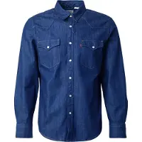 Levi's Skjorte 'Barstow Western Standard Fit Shirt' blue denim